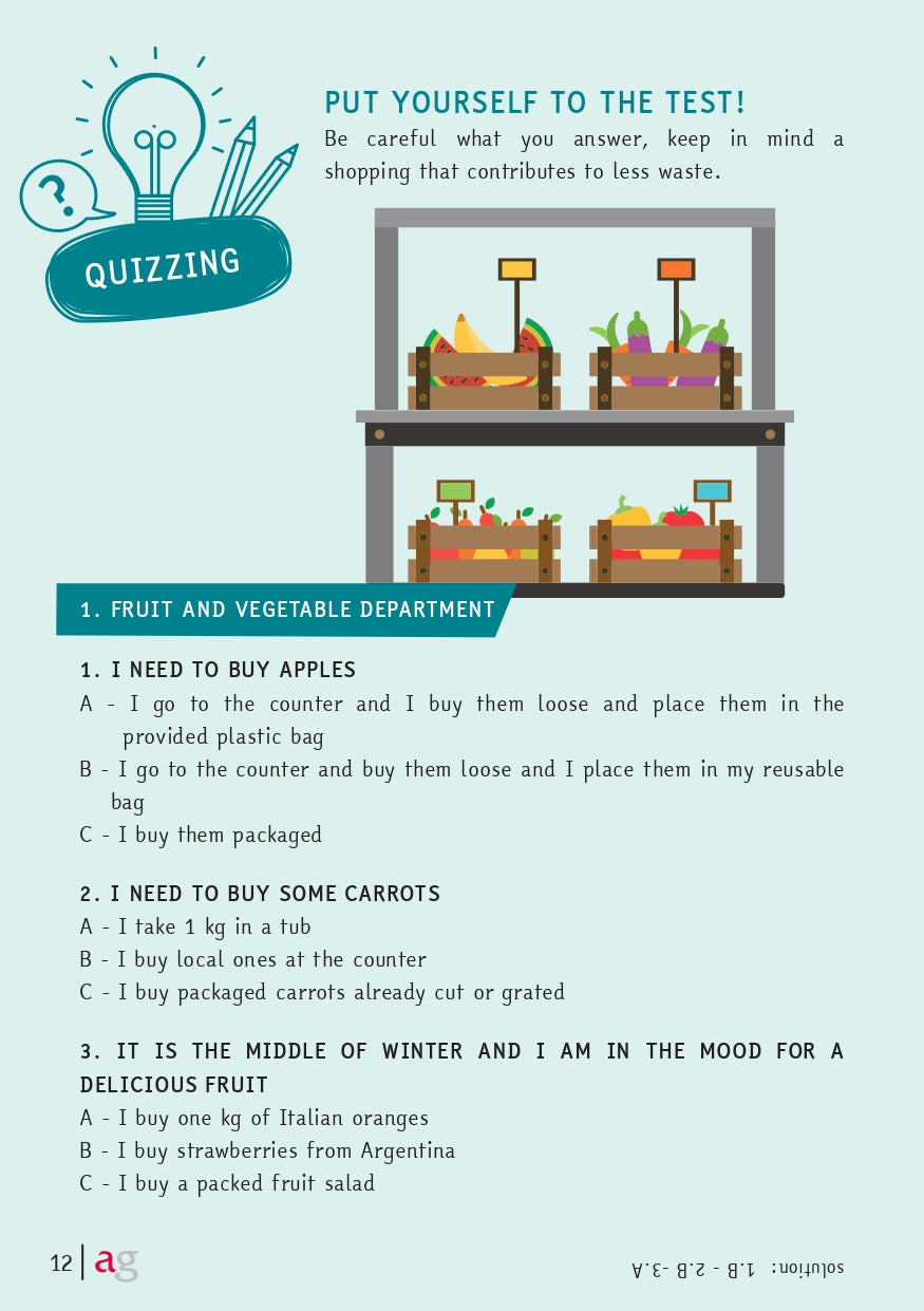 How not to produce waste? Smart shopping and re-use - middle school