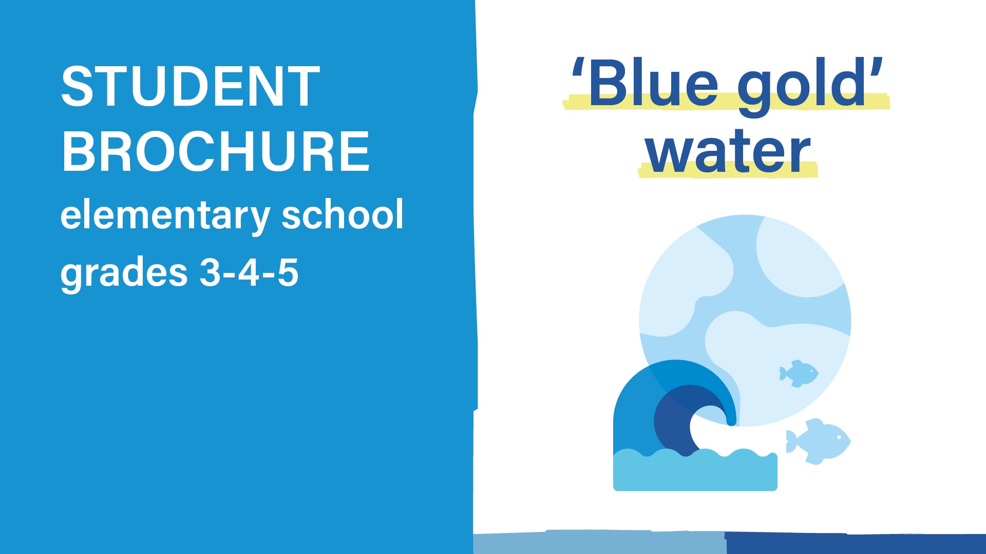 Water is our blue gold: a vital resource under threat