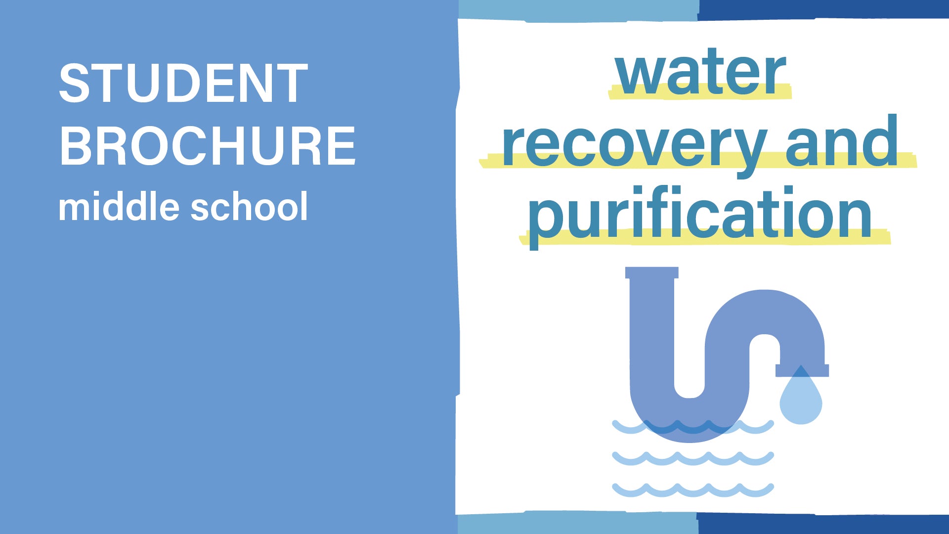 Sewage and water treatment - middle school