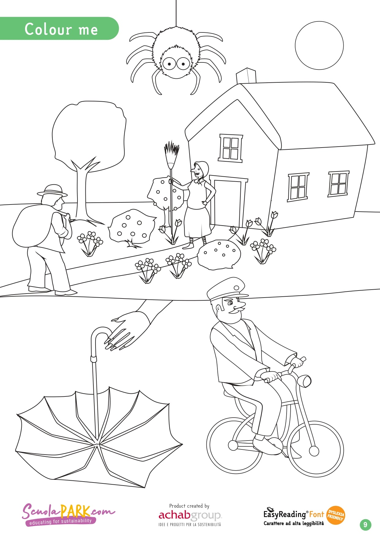 In Bertha's courtyard